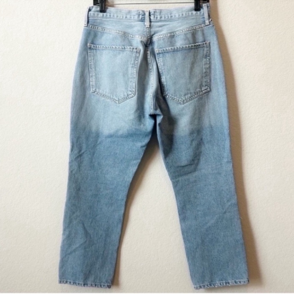 Agolde button fly high rise straight jeans - Picture 6 of 16